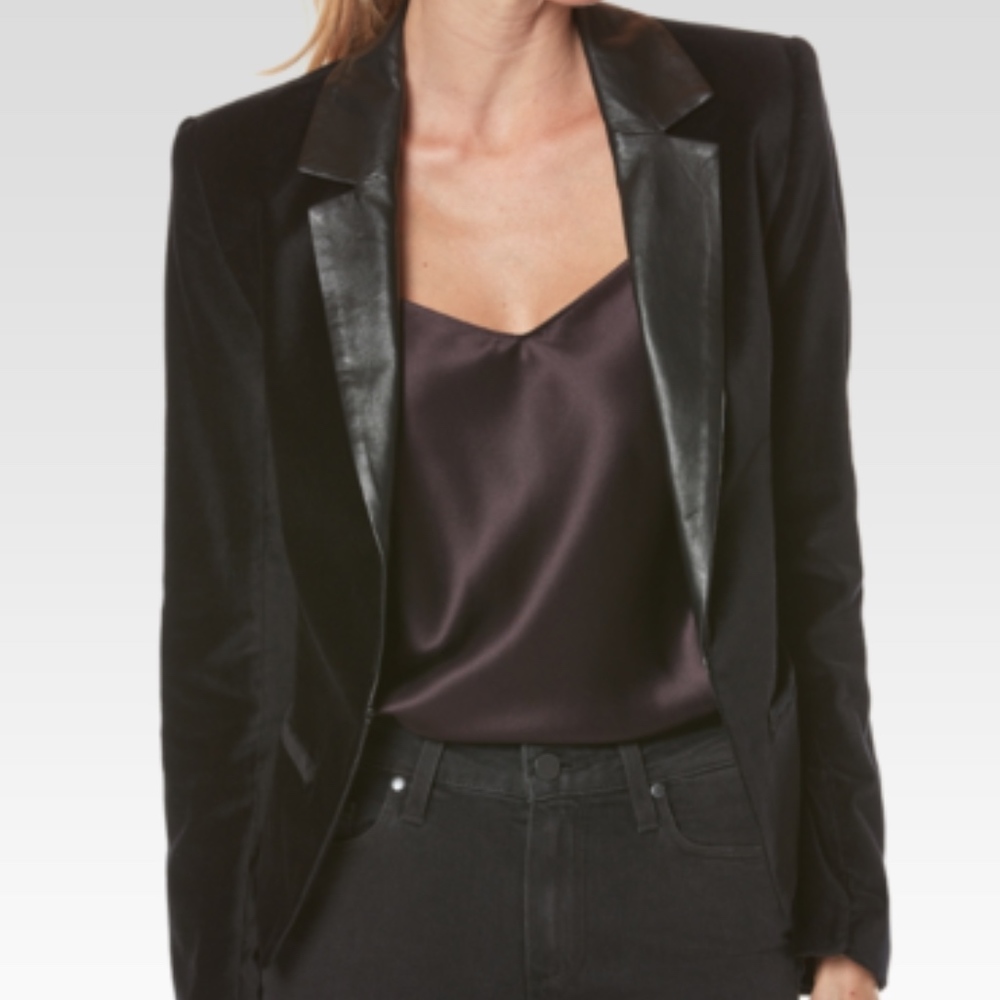 PAIGE Camilia Jacket Black Size Medium